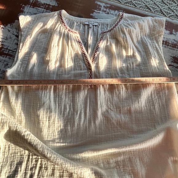 NWT Embroidered Lightestspun Cover-Up Tunic Size Large Swim Summer Dress Rt $80 - Picture 6 of 10